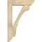 Ekena Millwork Legacy Slat Rough Sawn Bracket w/ Offset Brace, Douglas Fir, 6"W x 22"D x 34"H BKT0604X22X34LEC06RDF - alternate 2